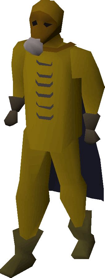 Complete Mourner outfit (Boots, Cloak, Gloves, Top, Gas Mask and Trousers). . Mourners outfit osrs